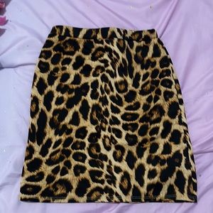 Girls cheetah skirt!